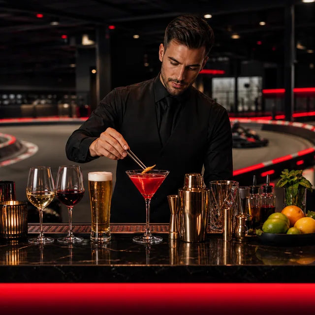 Premium alcohol service option